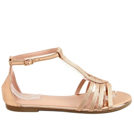 Damen Sandalen Champagner SM0024 Champagner golden