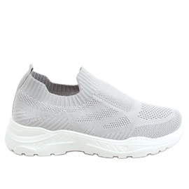 Grau LA172P Graue Socken Sportschuhe