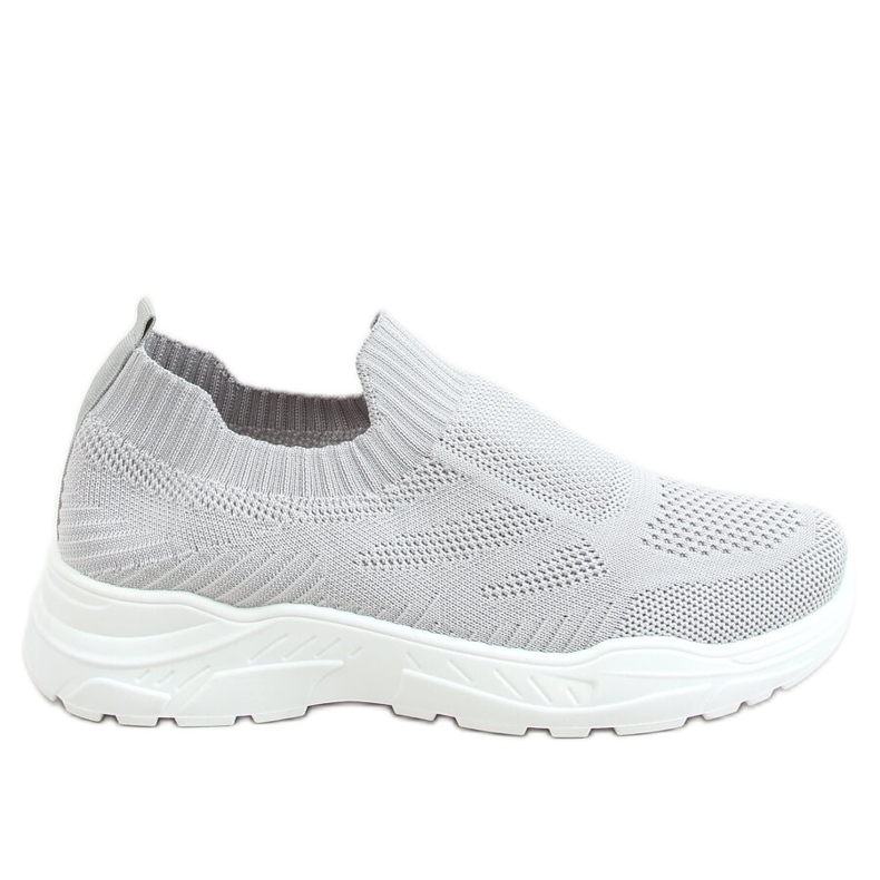 Grau LA172P Graue Socken Sportschuhe