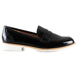 Sun Color Lackierte Brogues schwarz