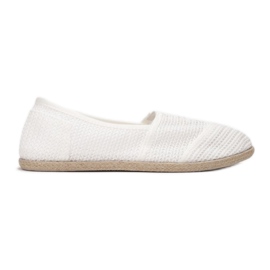 Damen Espadrilles Weiß Arianna