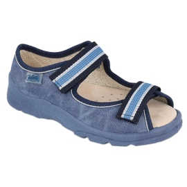Befado Kinderschuhe 869X158 navy blau blau