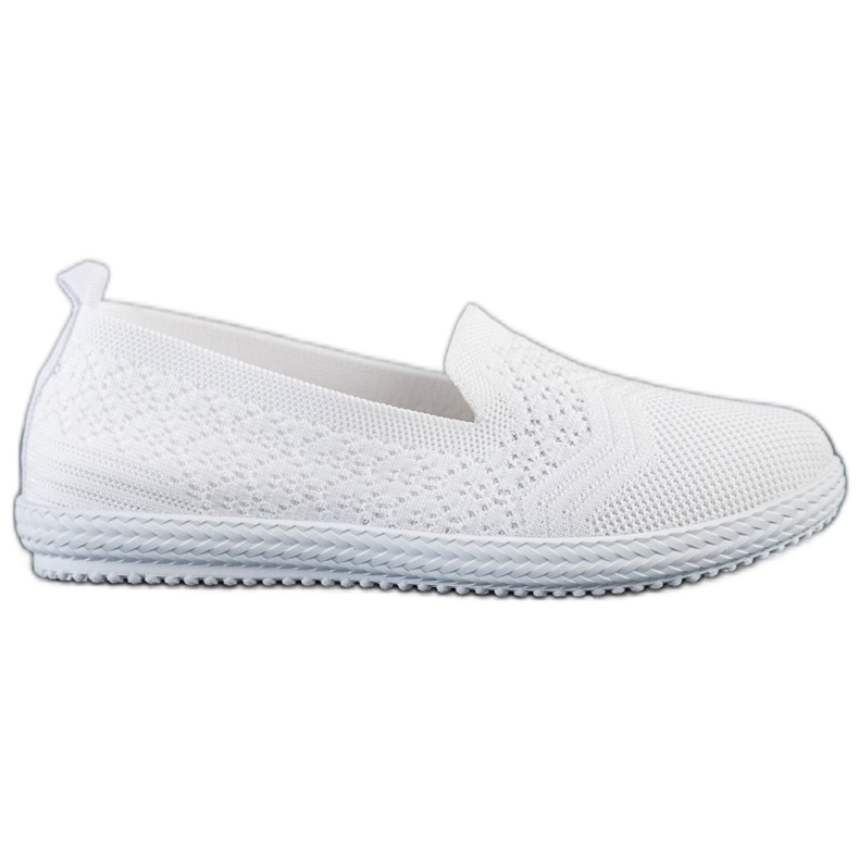SHELOVET Weiße Slipper