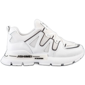 SHELOVET Weiße Mode-Turnschuhe