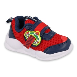 Befado Kinderschuhe 516P095 rot marineblau