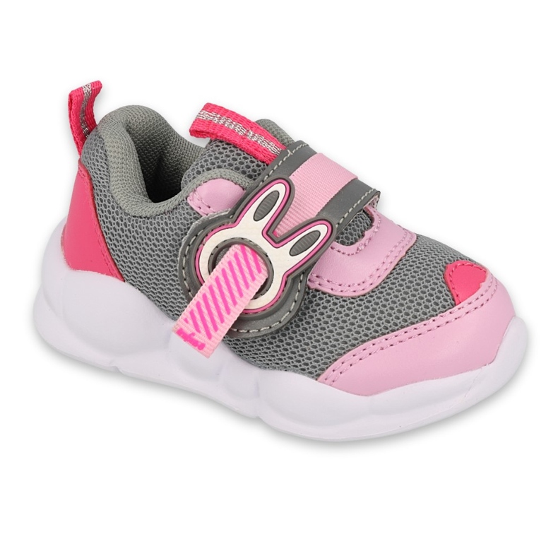 Befado Kinderschuhe 516P091 rosa grau