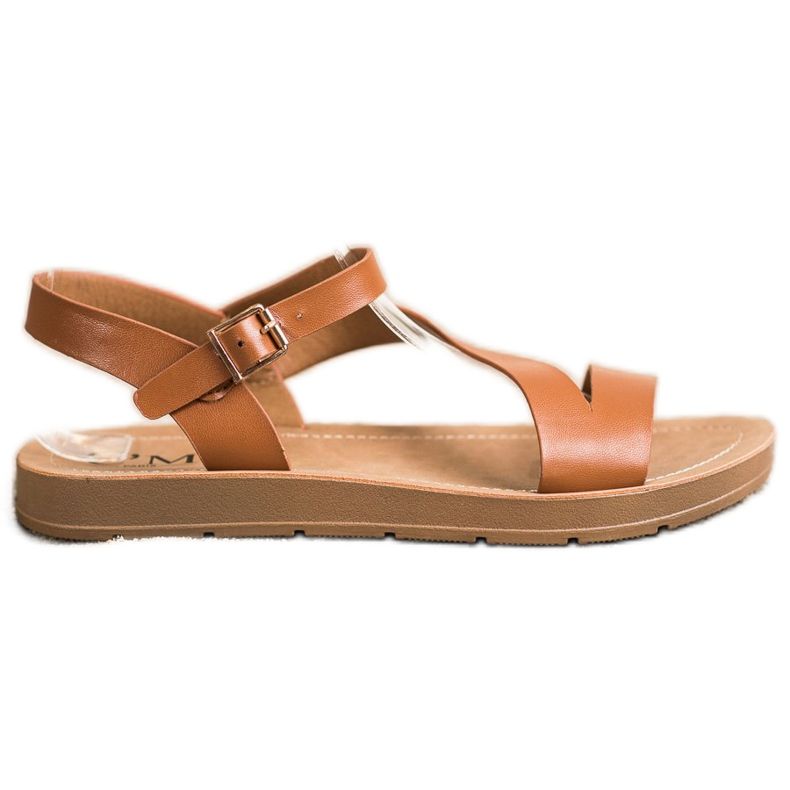 Cm Paris Lässige Sandalen mit Öko-Leder braun