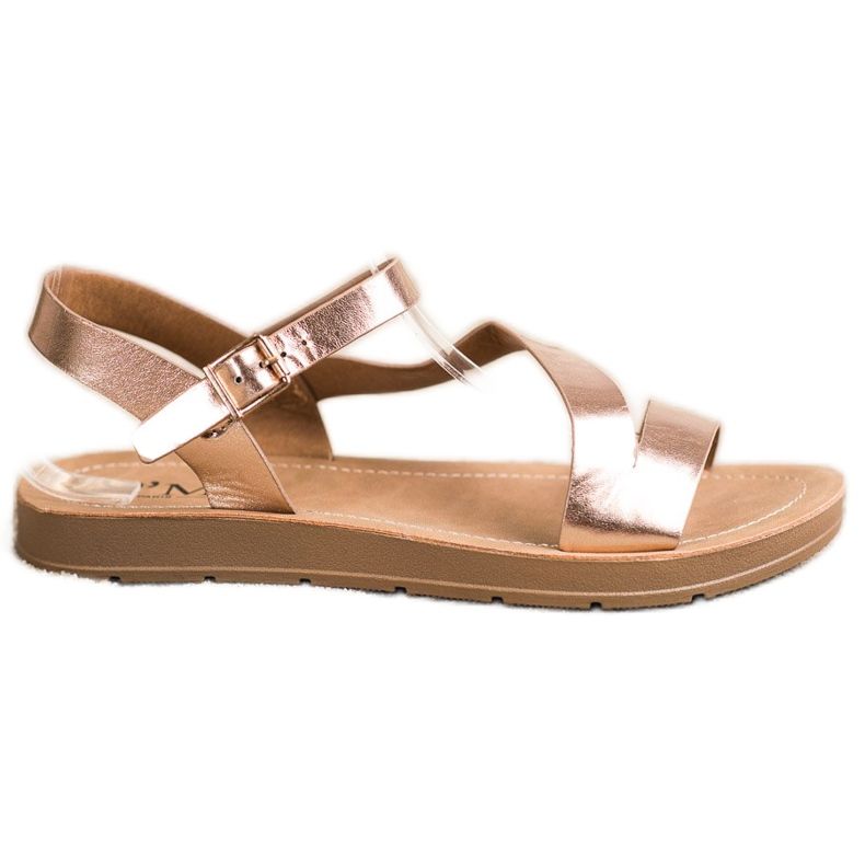 Cm Paris Lässige Sandalen mit Öko-Leder golden