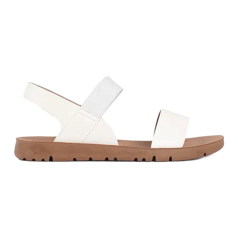 Cm Paris Klassische Sandalen mit Schnalle weiß