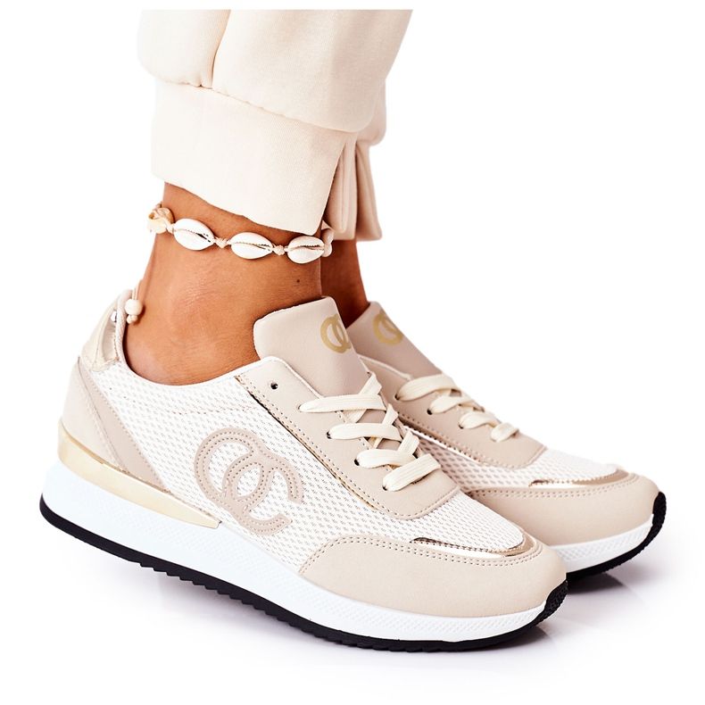 PE1 Damen Sportschuhe Sneakers Beige Under Control