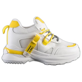 SHELOVET Weiße Mode-Turnschuhe