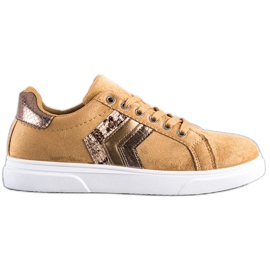 SHELOVET Wildleder Sneakers braun