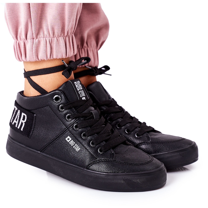 Damen Sneaker Big Star Warm Schwarz EE274351