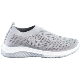 SHELOVET Slip-on-Sneakers grau