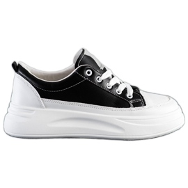 SHELOVET Fashion Sneakers auf der Plattform schwarz