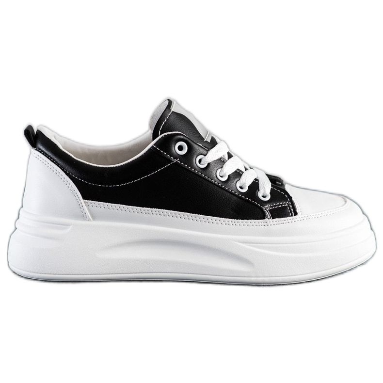 SHELOVET Fashion Sneakers auf der Plattform schwarz