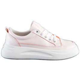 SHELOVET Fashion Sneakers auf der Plattform rosa