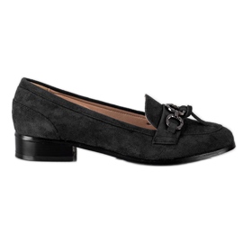 VINCEZA Slipper mit flachem Absatz schwarz