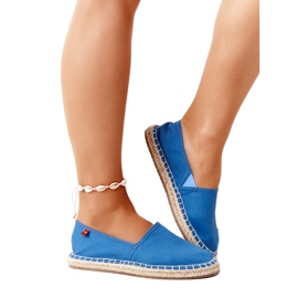 Espadrilles auf geflochtener Sohle Big Star DD274A152 Blau
