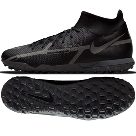 Nike Phantom GT2 Club Dynamic Fit Tf M DC0820 004 Fußballschuhe schwarz schwarz