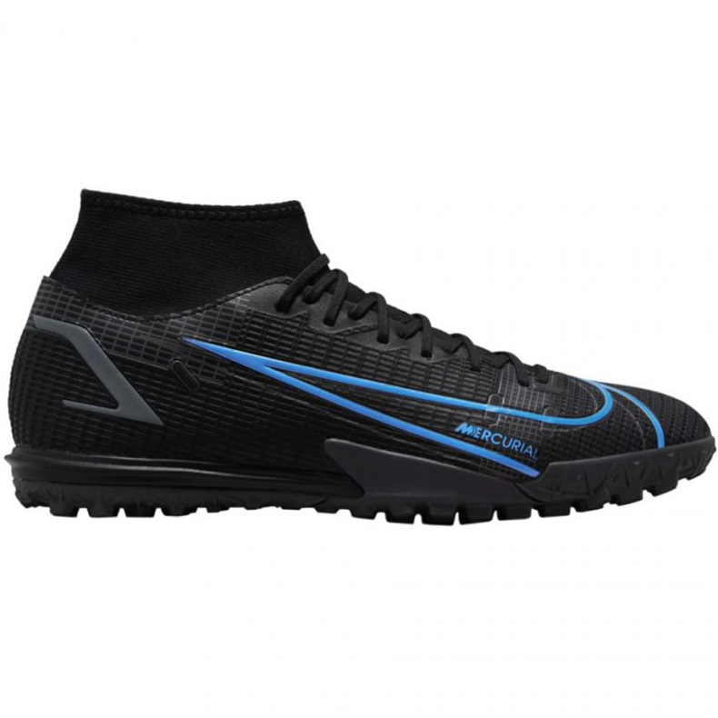 Nike Mercurial Superfly 8 Academy Tf M CV0953-004 Fußballschuh schwarz schwarz