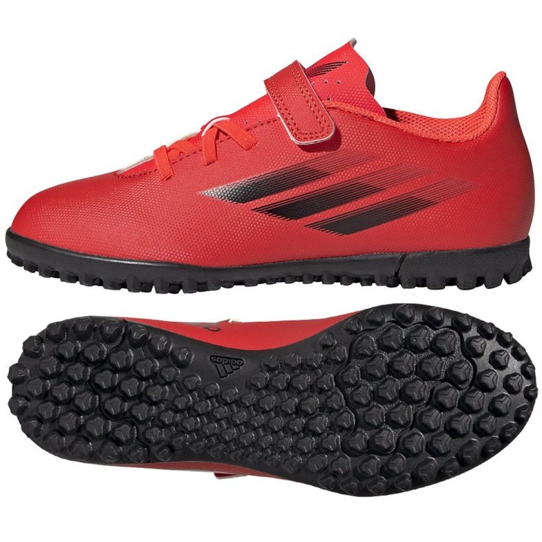 Adidas X Speedflow.4 H&amp;L Tf Jr FY6874 Fußballschuhe mehrfarbig rot