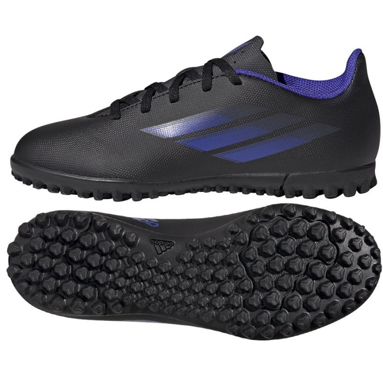 Adidas X Speedflow.4 Tf Jr FY3326 Fußballschuhe schwarz schwarz