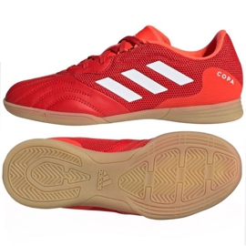 Adidas Copa Sense.3 In Sala Jr FY6157 Fußballschuhe rot orangen und rottöne