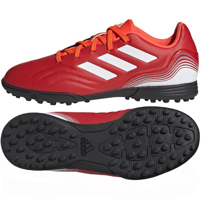 Adidas Copa Sense.3 Tf Jr FY6164 Fußballschuhe mehrfarbig orangen und rottöne