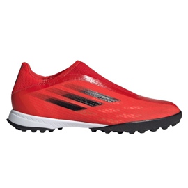 Adidas X Speedflow.3 Ll Tf M FY3266 Fußballschuhe mehrfarbig orangen und rottöne