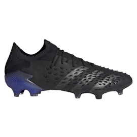 Adidas Predator Freak.1 Low Fg M FY6265 Fußballschuhe schwarz schwarz