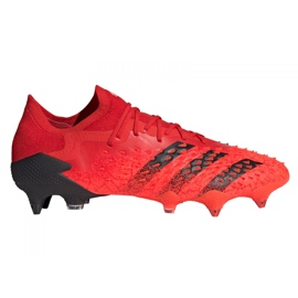 Adidas Predator Freak.1 Low Sg M FY6267 Fußballschuhe rot schwarz rot