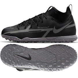 Nike Phantom GT2 Club Dynamic Fit Tf Jr DC0826 004 Fußballschuhe schwarz schwarz