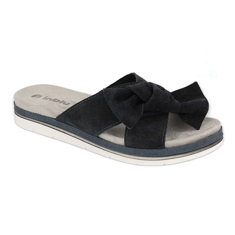 Inblu Hausschuhe Damenschuhe 158D156 navy blau