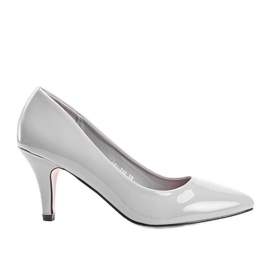 Graue Pumps auf einem Faith-Stilettoabsatz