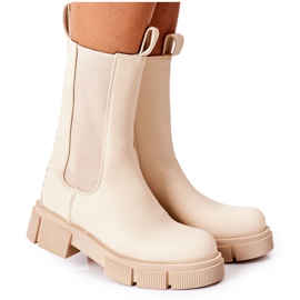PS1 Warme Stiefel Beige Jodhpur-Stiefel Must Have
