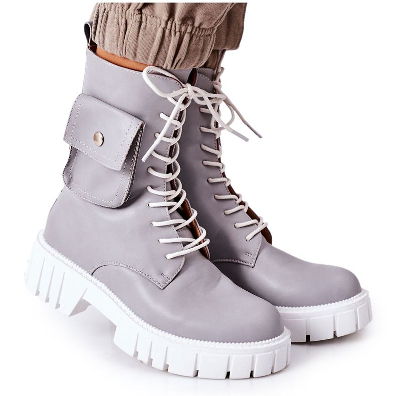 PS1 Warme Arbeiter mit Tasche Hellgrau Awesome