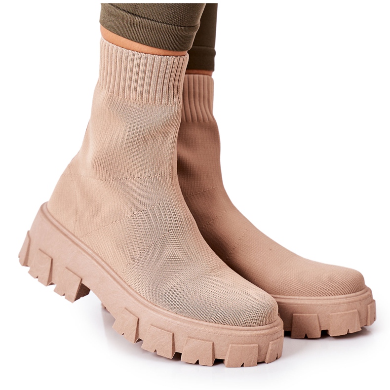 PS1 Arbeiter aus elastischem Stoff auf der Plattform Beige Inspiration