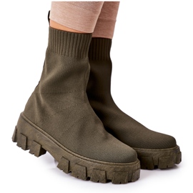 PS1 Arbeiter aus elastischem Stoff auf der grünen Inspirationsplattform