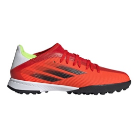 Adidas X Speedflow.3 Tf Jr FY3321 Fußballschuhe mehrfarbig orangen und rottöne