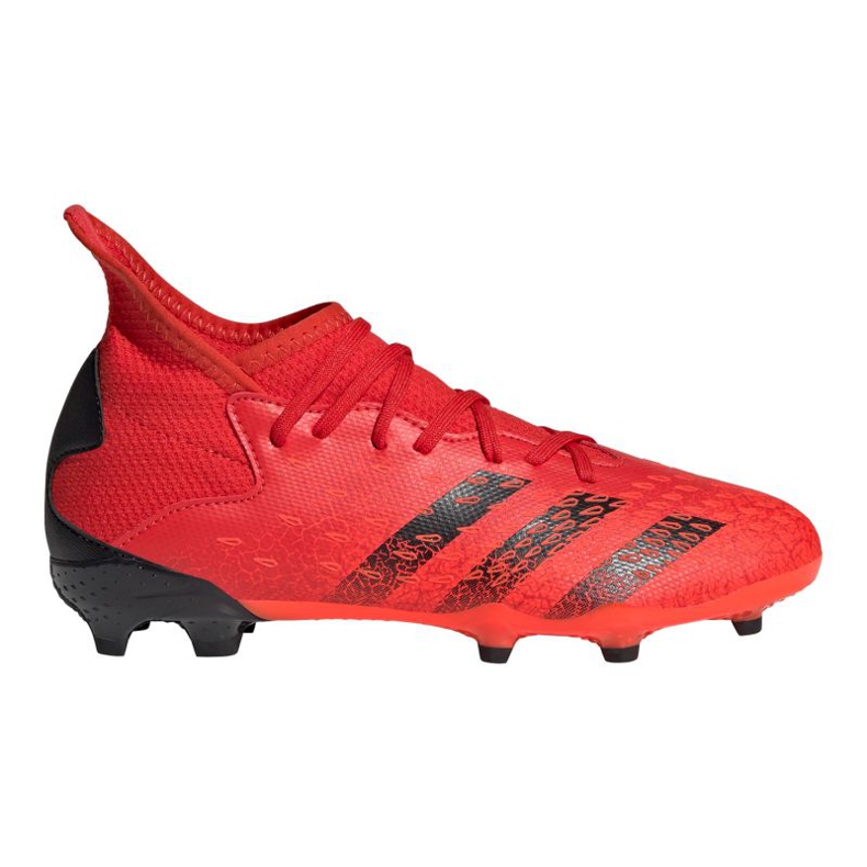 Adidas Predator Freak.3 Fg Jr FY6282 Fußballschuhe rot orangen und rottöne