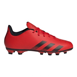 Adidas Predator Freak.4 FxG Jr FY6322 Fußballschuhe rot orangen und rottöne