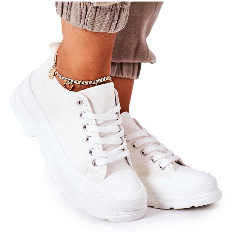 Damen Sneakers Weiß Travel Time