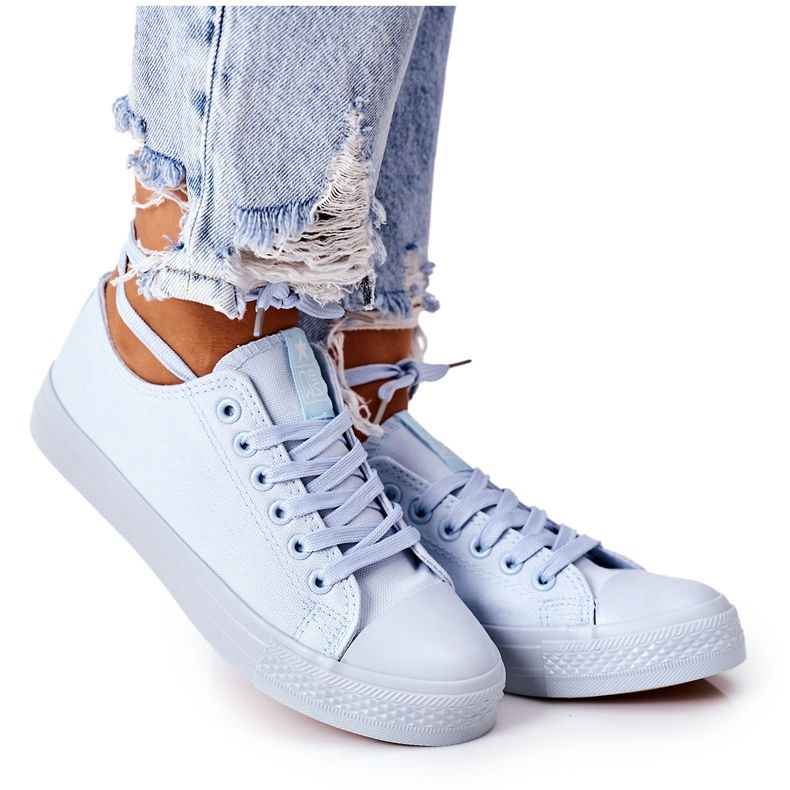 NEWS Klassische Sneakers für Damen Blau Ecoma