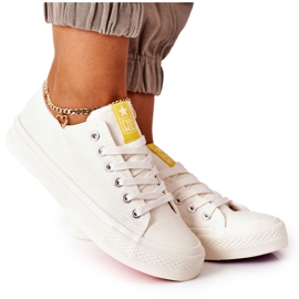 NEWS Klassische Ecoma Sneakers mit Farbwechsel für Damen weiß mehrfarbig