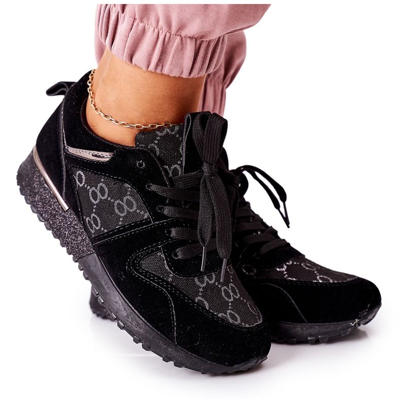 NEWS Sportschuhe Turnschuhe Schwarz Aruba