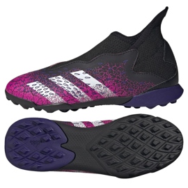 Adidas Predator Freak .3 Ll Tf Jr FY7637 Fußballschuhe schwarz rosa