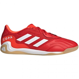 Adidas Copa Sense.3 In Sala M FY6192 Fußballschuhe rot orangen und rottöne