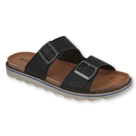 Inblu Hausschuhe Herrenschuhe 158M006 schwarz