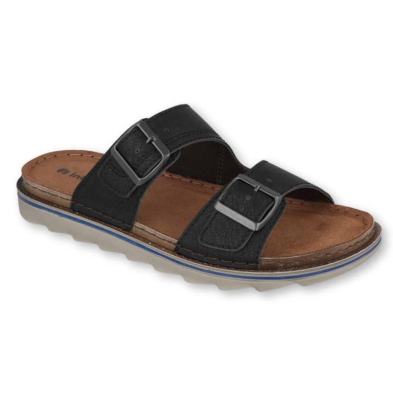 Inblu Hausschuhe Herrenschuhe 158M006 schwarz